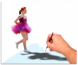 Dancer Painting at photoshoptipcards.com